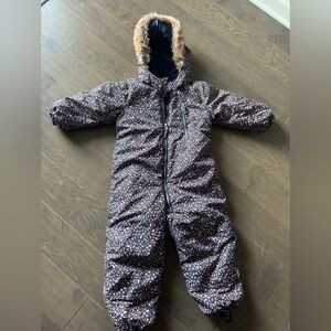 H&M Navy Floral Patterned Jacket